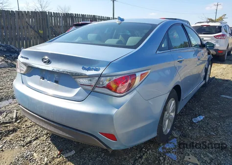 2014 Hyundai Sonata Hybrid из США, поврежденный, VIN KMHEC4A42EA117758